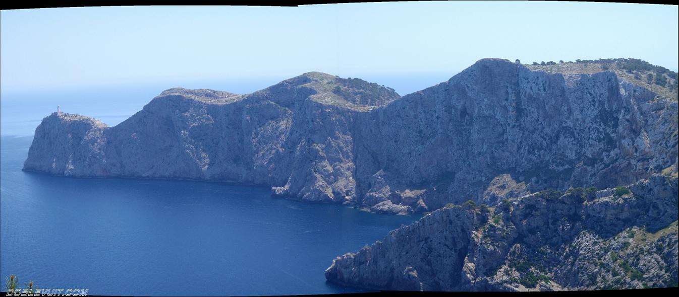 panoramica de la Península  de Formentor